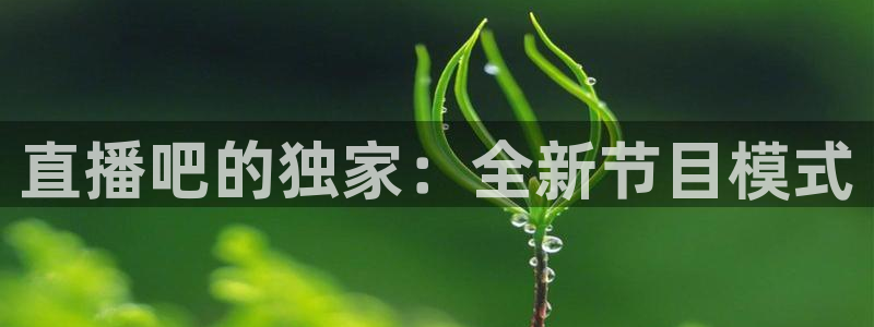nba乐球直播在线观看高清：直播吧的独家：全新节目模式